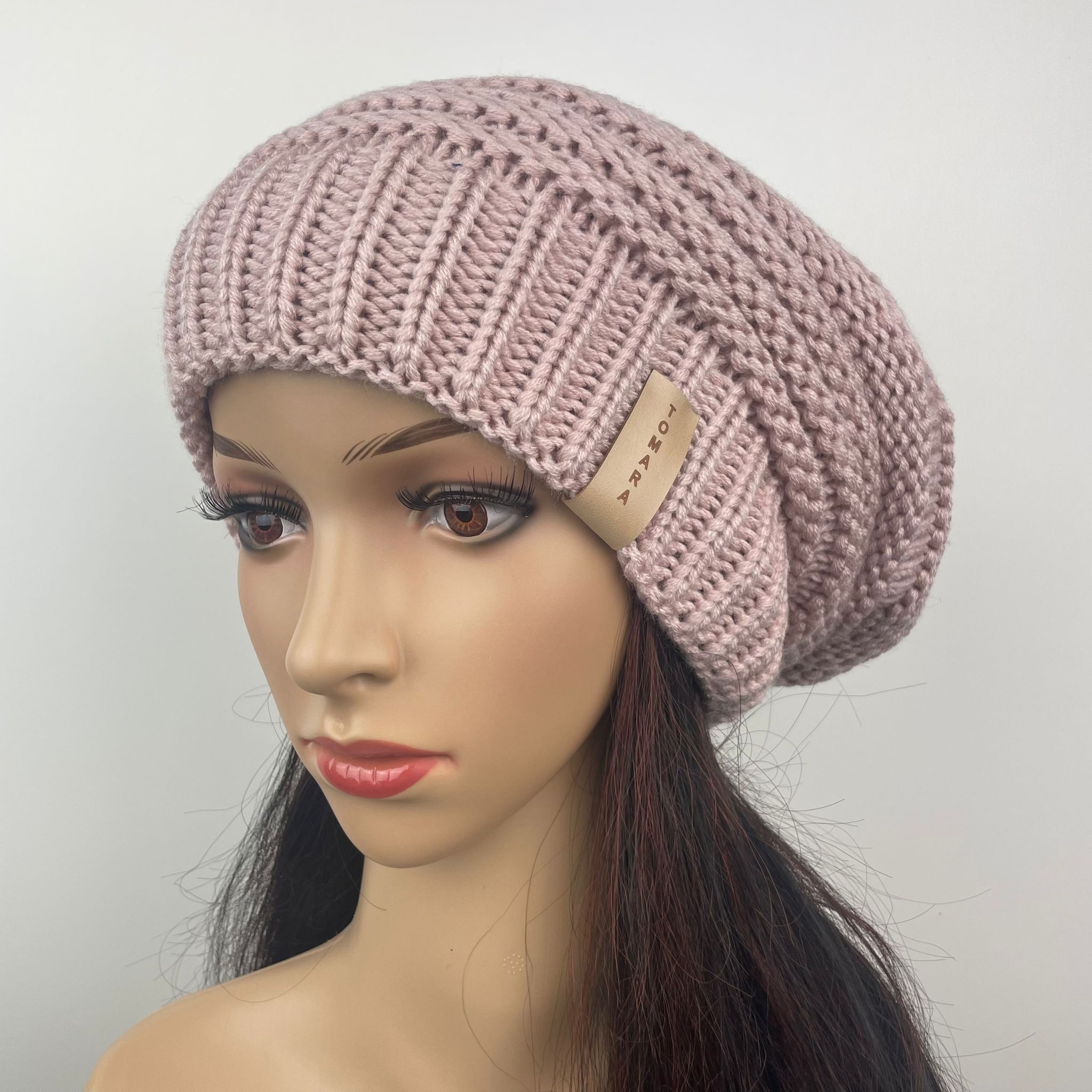 Beanie - Kingsize alt-rosa