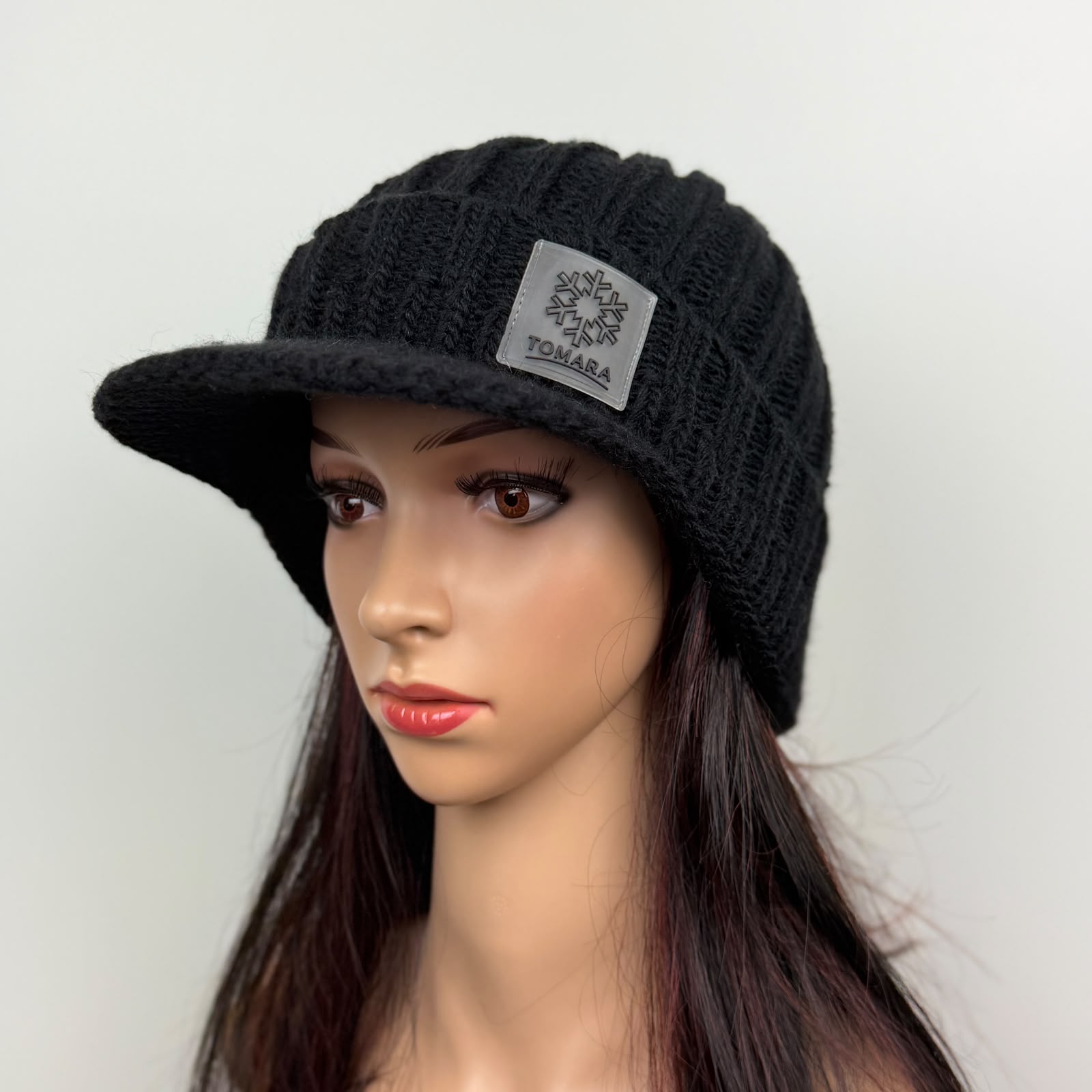 Strickcap–schwarz